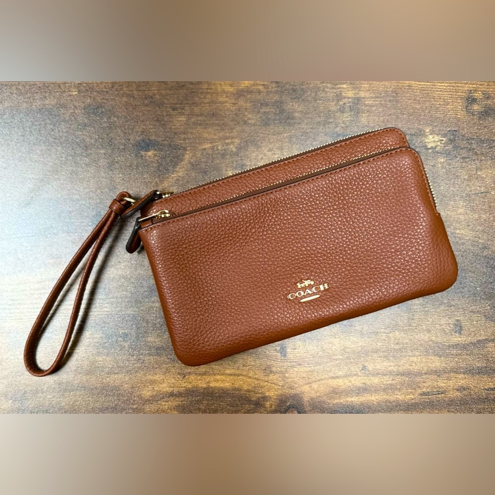 Women’s COACH Double Zip Wallet